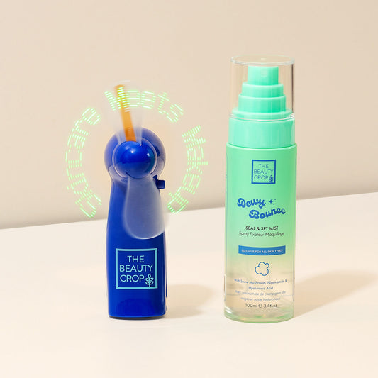 Free face Fan with Dewy Bounce Mist purchase