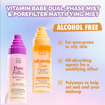 Vitamin Babe Dual-Phase Mist & PoreFilter Mattifying Mist