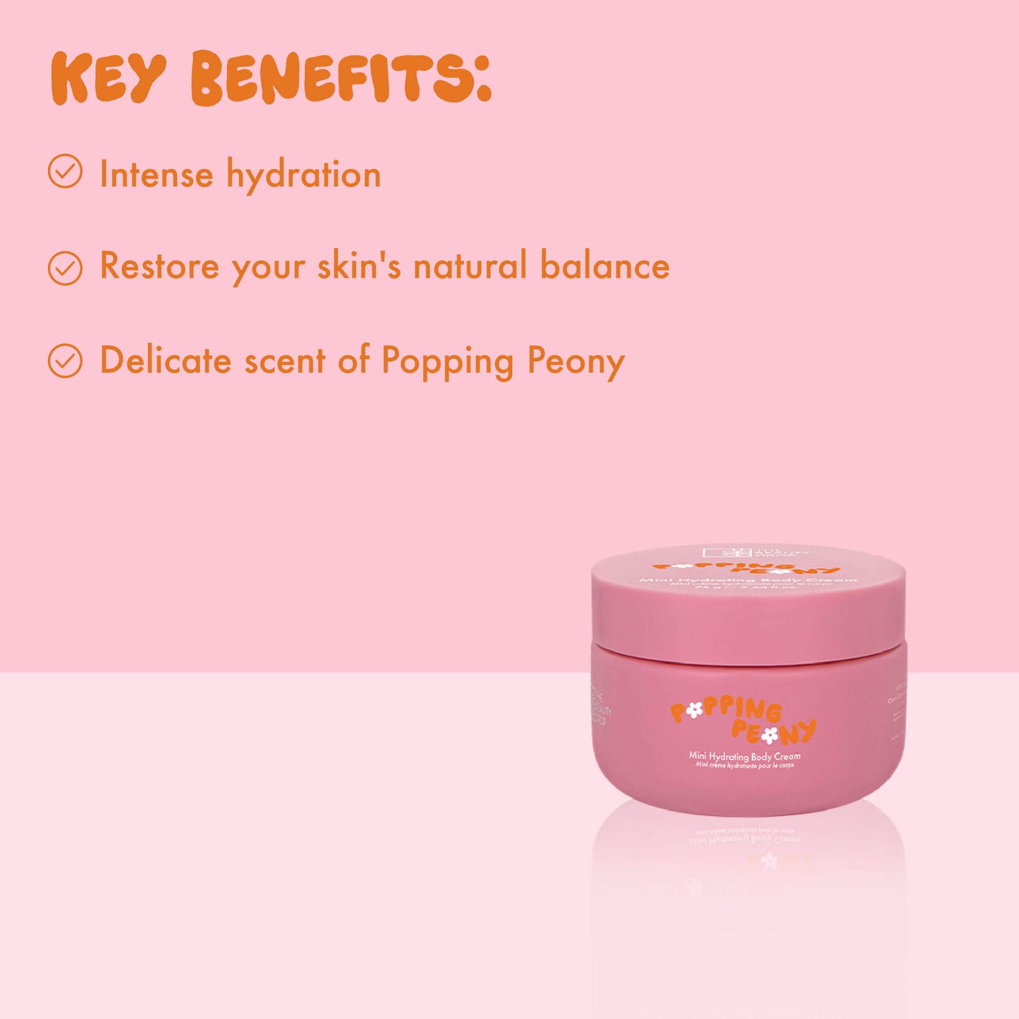 Popping Peony Mini Body Cream