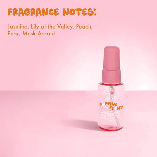 Fragrance Notes: Jasmine, Lily of the Valley, Peach, Pear, Musk Accord