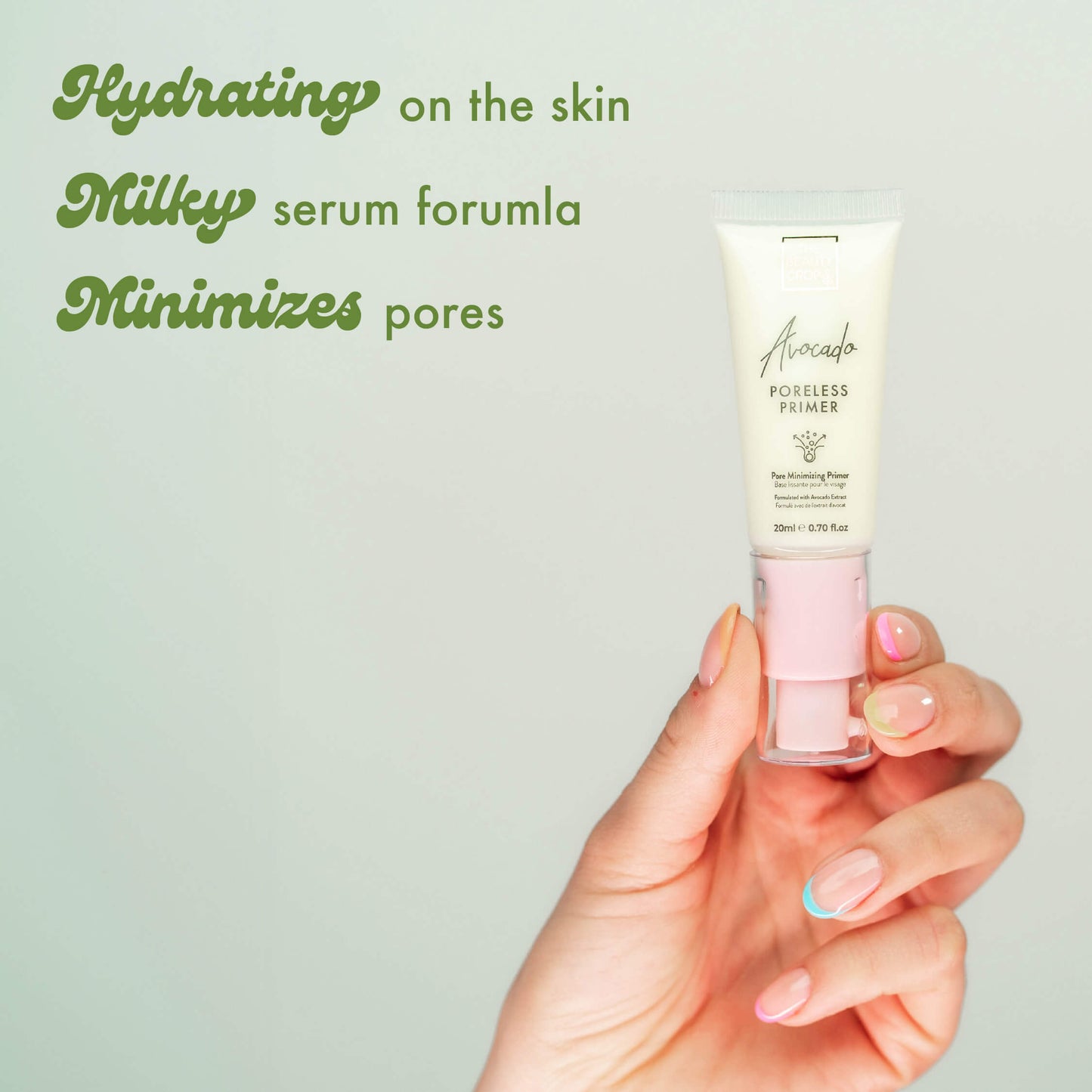 Hydrating on the skin
Milly serum forumla
Minimizes pores