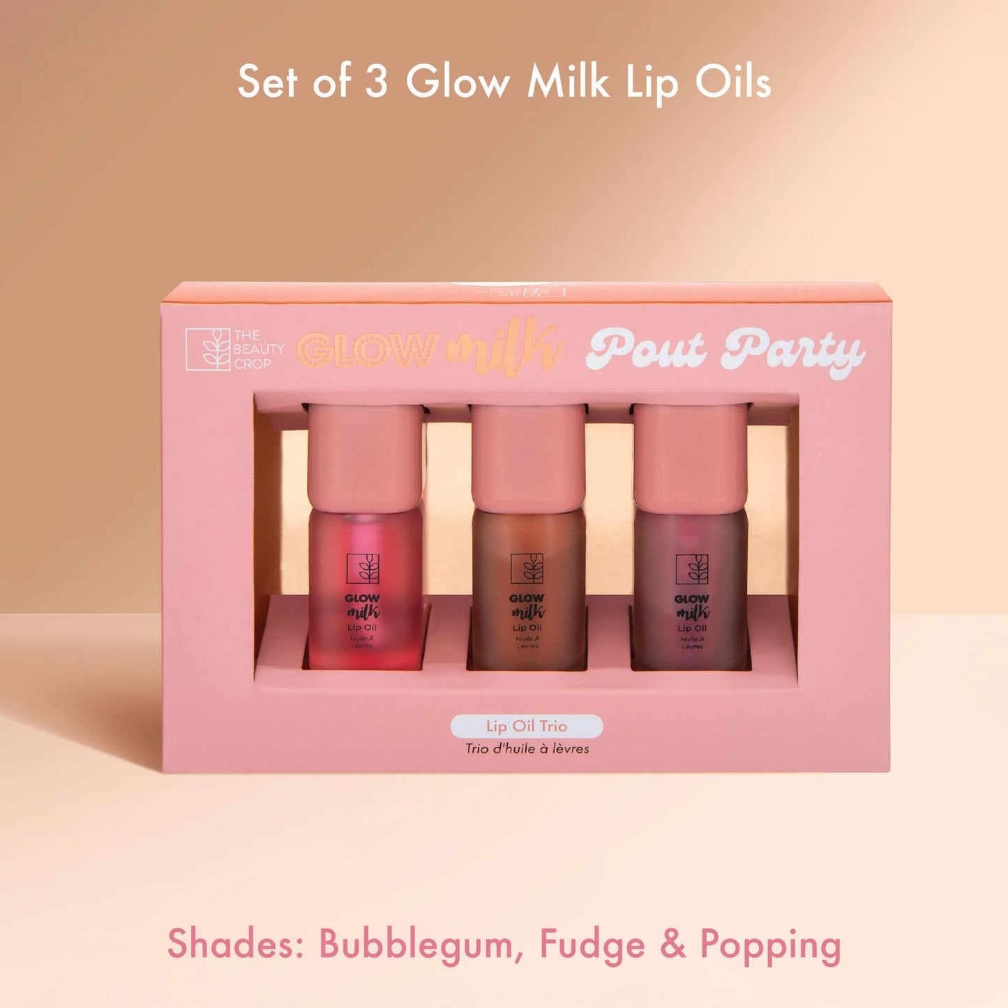 Glow Milk Lip Oil - Set of 3