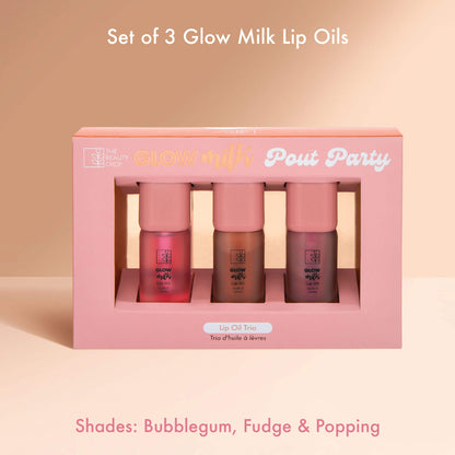 Glow Milk Lip Oil - Set of 3