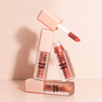 Glow Milk Liquid Shimmer Blush - Set of 3