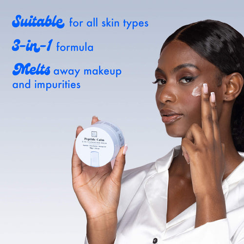 Suitable for all skin types
3-in- 1 formula
Melts away makeup and impurities