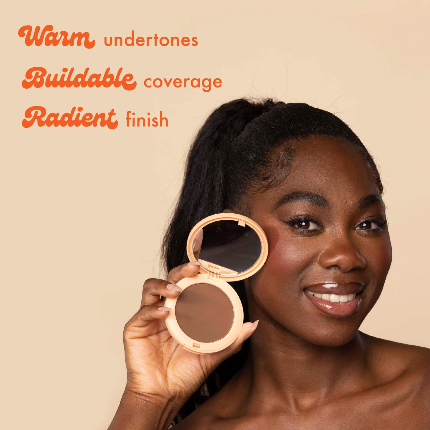 Warm undertones
Buildable coverage
Radient finish